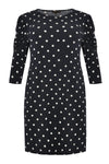 Dress drape sleeve DOTS - blue - #4