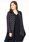 Scarf DOTS - blue - #2