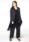 Scarf DOTS - blue - #1