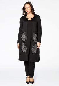 Jacket INTERLOCK palm - black - #1