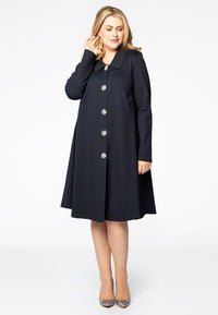 Jacket INTERLOCK pearlbutton - blue - #1