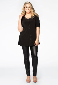 Tunic flare beaded DOLCE - black - #2