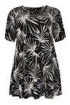Tunic wide bottom PALMA - black - #4