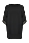 Tunic beaded cuff VOILE - black - #4