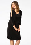 Dress slit sleeve DOLCE - black - #1