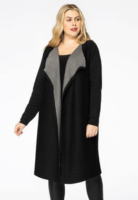 Cardigan two tone - black - #2