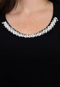 Tunic flare beaded DOLCE - black - #5