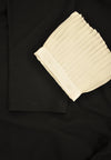 Kleid mit plissierten ÄrmelabschlüssenDress plissé cuffs - black - #5