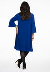 Perlenbesetztes Rüschenkleid DOLCEDress frilled beaded DOLCE - blue - #3