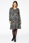 Dress lurex ZEBRA - black - #2