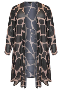 Cardi-blouse GIRAFFE - brown - #4