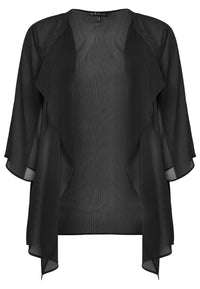 Blouse-jacket VOILE - black - #4