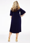 Kleid Rüschen in der Mitte DOLCEDress centre frill DOLCE - blue - #3