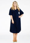 Kleid Rüschen in der Mitte DOLCEDress centre frill DOLCE - blue - #2