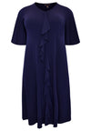 Kleid Rüschen in der Mitte DOLCEDress centre frill DOLCE - blue - #4