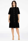 Blouse-Dress strass trim DOLCE - black - #2