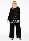 Tunic flare POLKA - black - #2