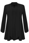 Tunic wide bottom bow DOLCE - black