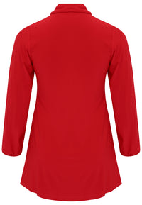 Tunika wide bottom mit Schleife DOLCETunic wide bottom bow DOLCE - red - #5