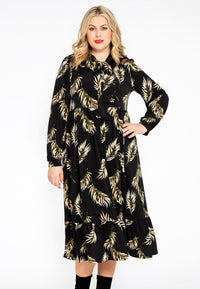 Kleid mit Schleife PALMDress bow PALM - black - #1