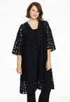 Cardigan lace CIRCLE - black - #1