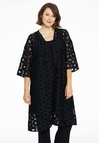 Cardigan lace CIRCLE - black - #1