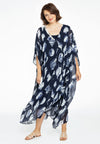 Blouse-dress square SEA SHELLS - blue - #1