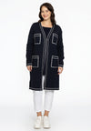 Cardigan mit kontrastierenden BesätzenCardigan contrast piping - blue - #2