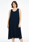 Dress sleeveless VOILE - blue - #1