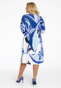 Kleid mit V-Ausschnit VIVIANDress v-neck VIVIAN - blue - #3