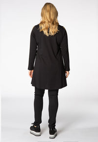 Tunic wide bottom Smile - black - #3
