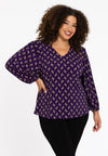 Blouse FOULARD - purple - #1