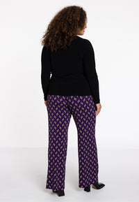 Trousers FOULARD - purple - #2