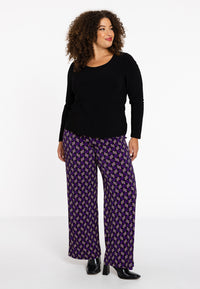 Trousers FOULARD - purple - #1