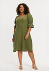 Dress puff sleeve BUBBLE - light green - #2