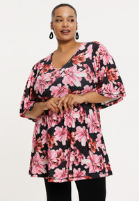 Tunic wide bottom LILIUM - pink - #1