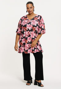 Tunic wide bottom LILIUM - pink - #2