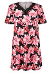 Kleid A-linie doppelter V-Ausschnitt LILIUMDress A-line double v-neck LILIUM - pink - #4