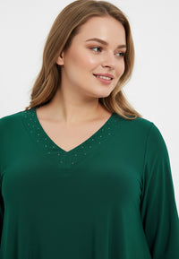 Tunic wide Bottom DOLCE - dark green - #1