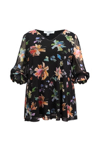 Tunic wide bottom lace PRINTEMPS - multi - #5
