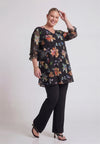 Tunic wide bottom lace PRINTEMPS - multi - #1