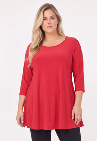 Tunic wide bottom UNI DOLCE - pink - #2