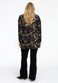 Tunic flare FLORA - black - #3