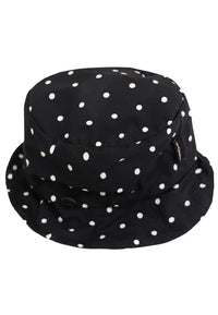 Rain hat DOTS - black - #3