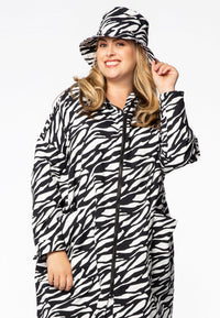 Rain hat ZEBRA - black - #1