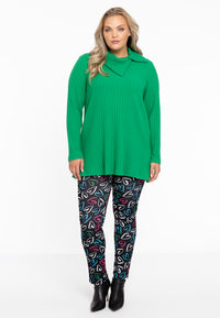 Xtra slim trousers HEARTS - black - #1