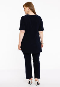 Tunika L Reißverschluss DOLCETunic L zipper DOLCE - blue - #3