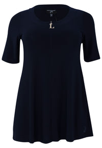 Tunika L Reißverschluss DOLCETunic L zipper DOLCE - blue - #4