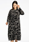 Blouse midi MASK - black - #1