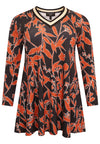 Tunic wide bottom AUTUMN - black - #4